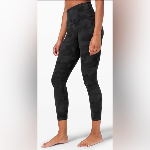 Lululemon Align Pant II Heritage 365 Camo Deep Coal Multi Size 12 - Picture 2 of 8